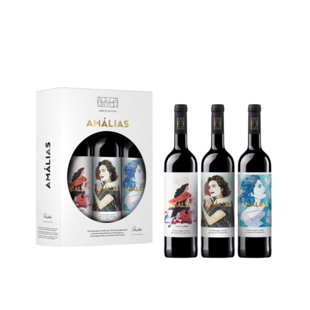 Picture of Gift-Pack Red Wine Adega Mayor Amálias Colection 75cl x 3