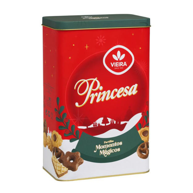 Picture of Vieira Princesa Assorted Christmas Cookies Tin