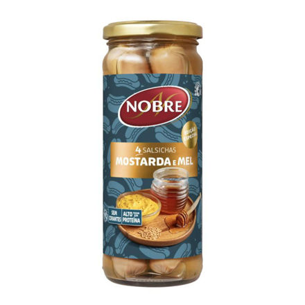 Picture of Nobre Hotdog Sausages with Mustard & Honey – Jar
