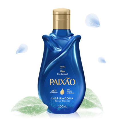 Imagem de Óleo Corporal Paixão Inspiradora Rosas Brancas 100ml