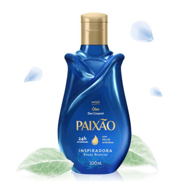 Imagem de Óleo Corporal Paixão Inspiradora Rosas Brancas 100ml