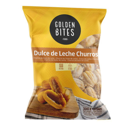 Picture of Golden Bites Mini Churros With Dulce de Leche (25g x 12) Airfryer 300g