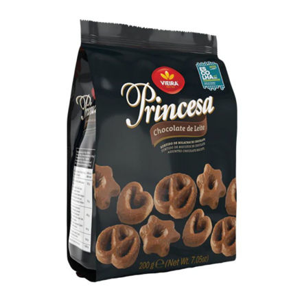 Picture of Vieira Princesa Assorted Milk Chocolate Biscuits 200g
