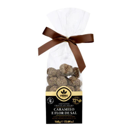 Picture of Vieira Premium Almonds  With Dark Chocolate , Caramel and Fleur de Sel  Sachet
