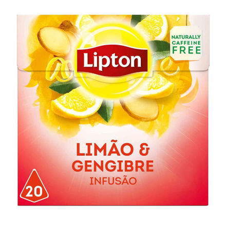 Picture of Lipton Lemon and Ginger Tea Box 20g