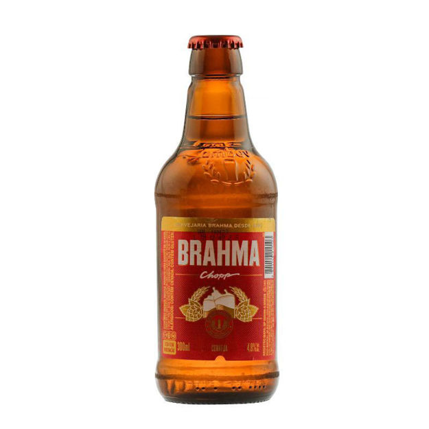 Picture of Brahma Chopp Beer 4.8% Glass Bottle 30cl