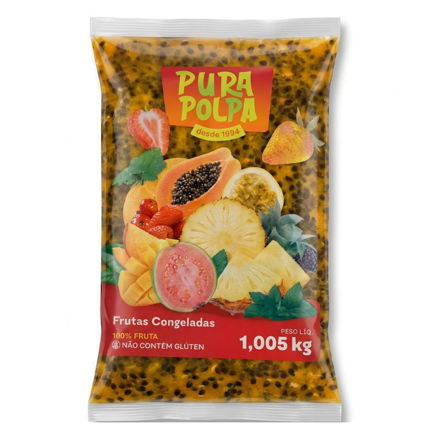 Picture of Pura Polpa Frozen Passion Fruit Pulp With Seeds 1kg
