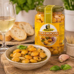 Picture of Maçarico Lupin Beans with Garlic & Basil in Olive Oil 240g