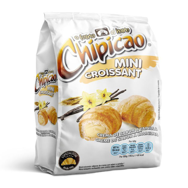 Picture of Mini Vanilla Croissant Chipicao 80g