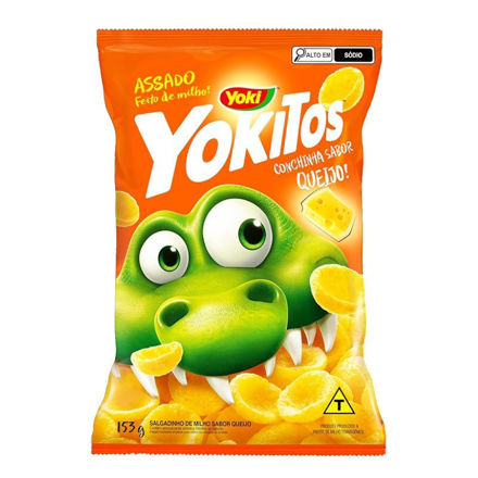 Imagem de Salgadinho Yokitos Conchas de Queijo153g