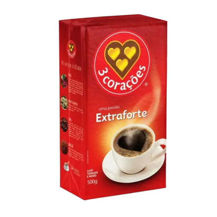 Picture of Ground Coffee 3 Coracoes Extra Strong