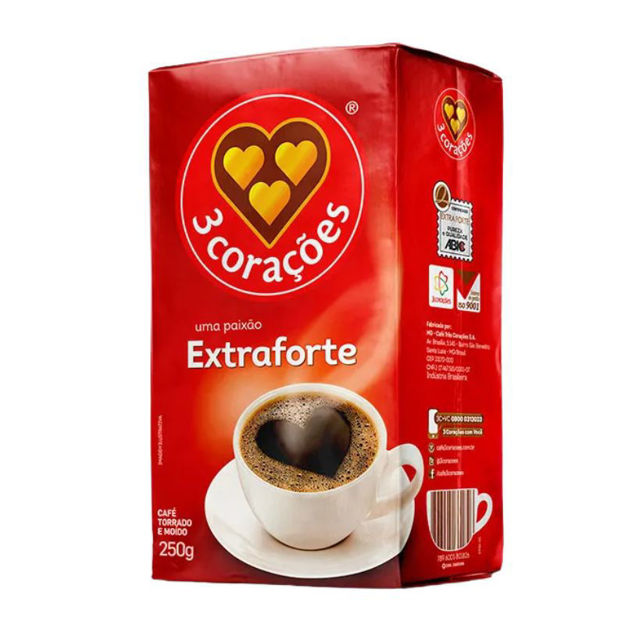 Picture of Ground Coffee 3 Coracoes Extra Strong