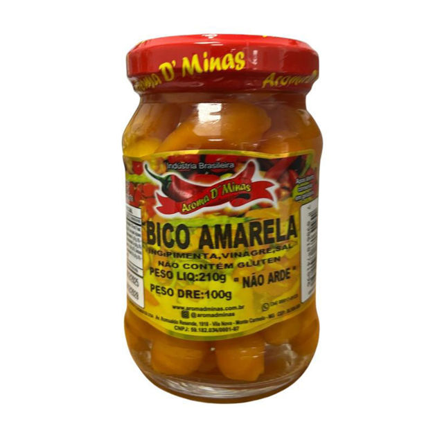 Picture of Aroma D’Minas Yellow Biquinho Pepper 200g