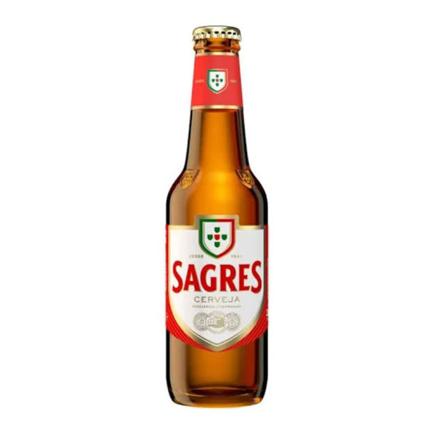 Picture of Beer Sagres Bottle 33cl 5%